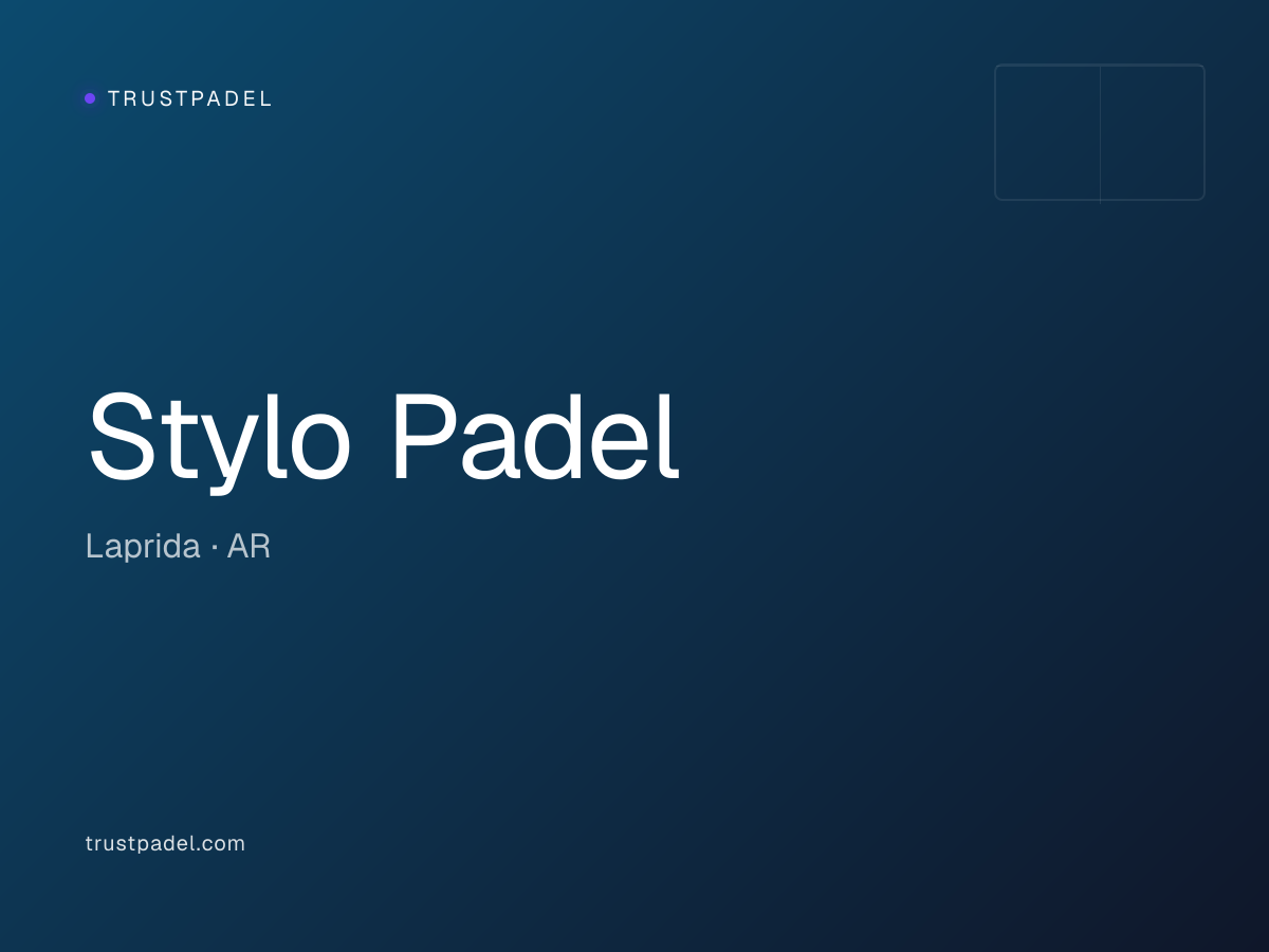 Stylo Padel padel club