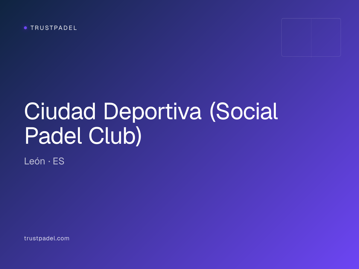 Ciudad Deportiva (Social Padel Club) padel club