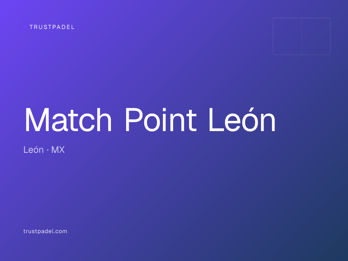 Match Point León padel club