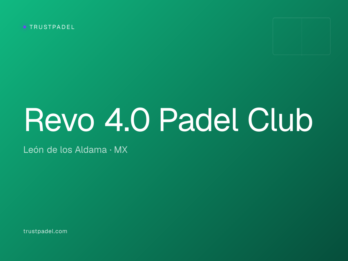 Revo 4.0 Padel Club padel club