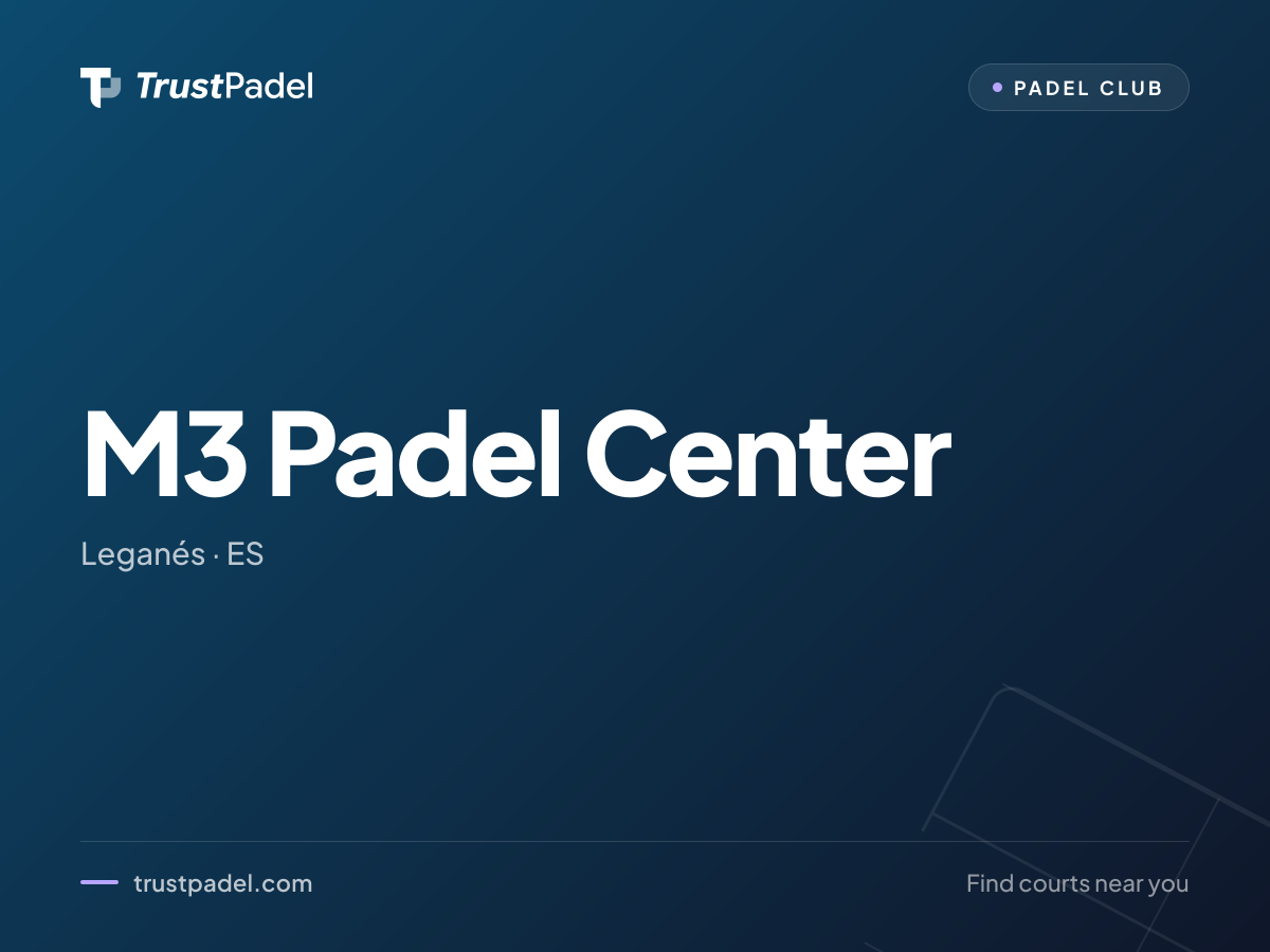 M3 Padel Center padel club