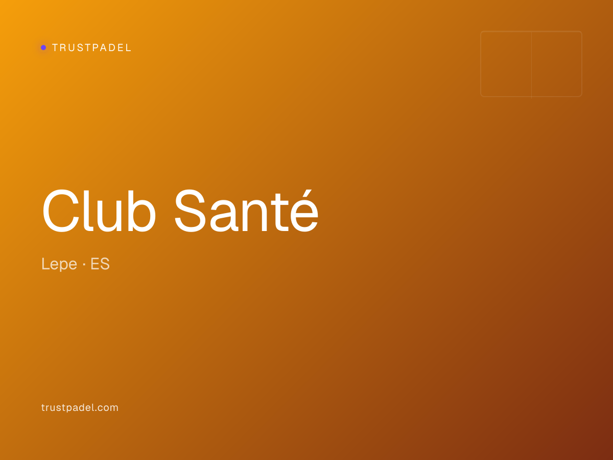 Club Santé padel club
