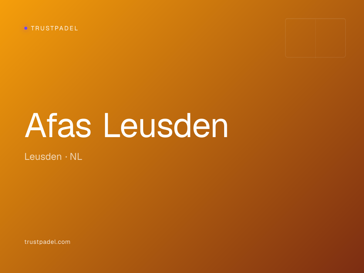 Afas Leusden padel club