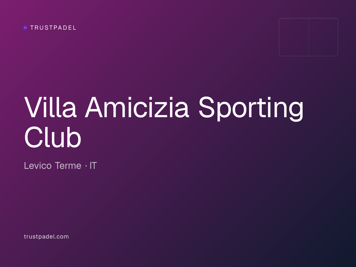 Villa Amicizia Sporting Club padel club