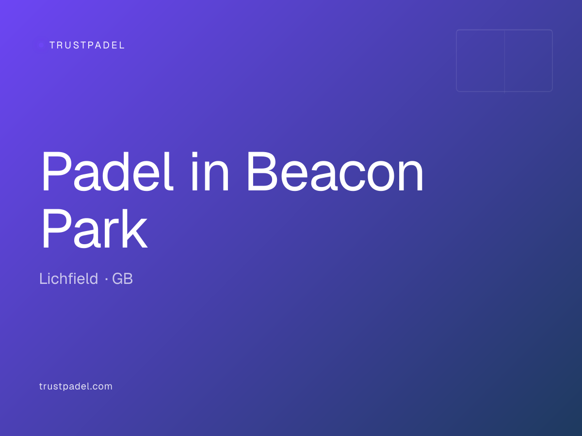 Padel in Beacon Park padel club