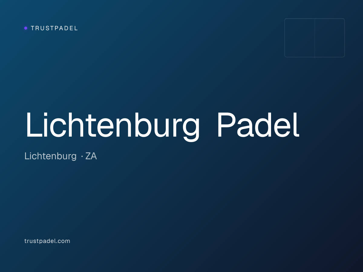Lichtenburg Padel padel club
