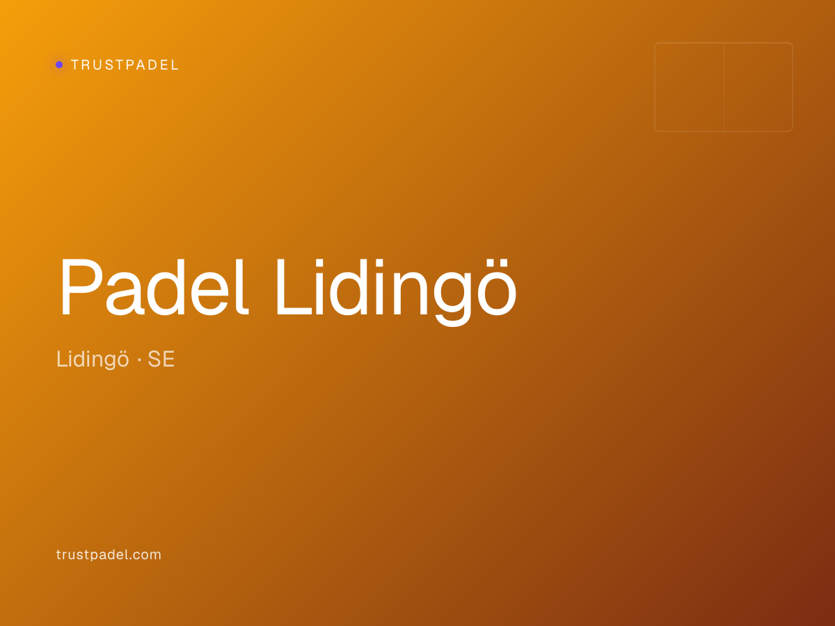 Padel Lidingö padel club
