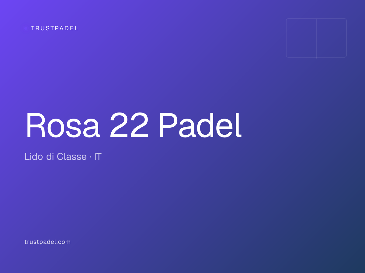 Rosa 22 Padel padel club