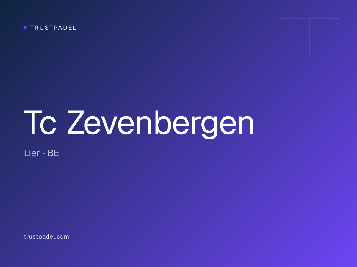 Tc Zevenbergen padel club