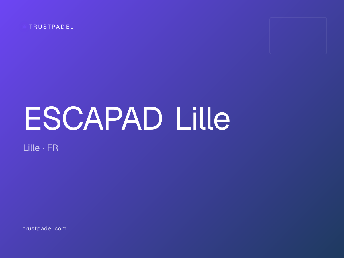 ESCAPAD Lille padel club