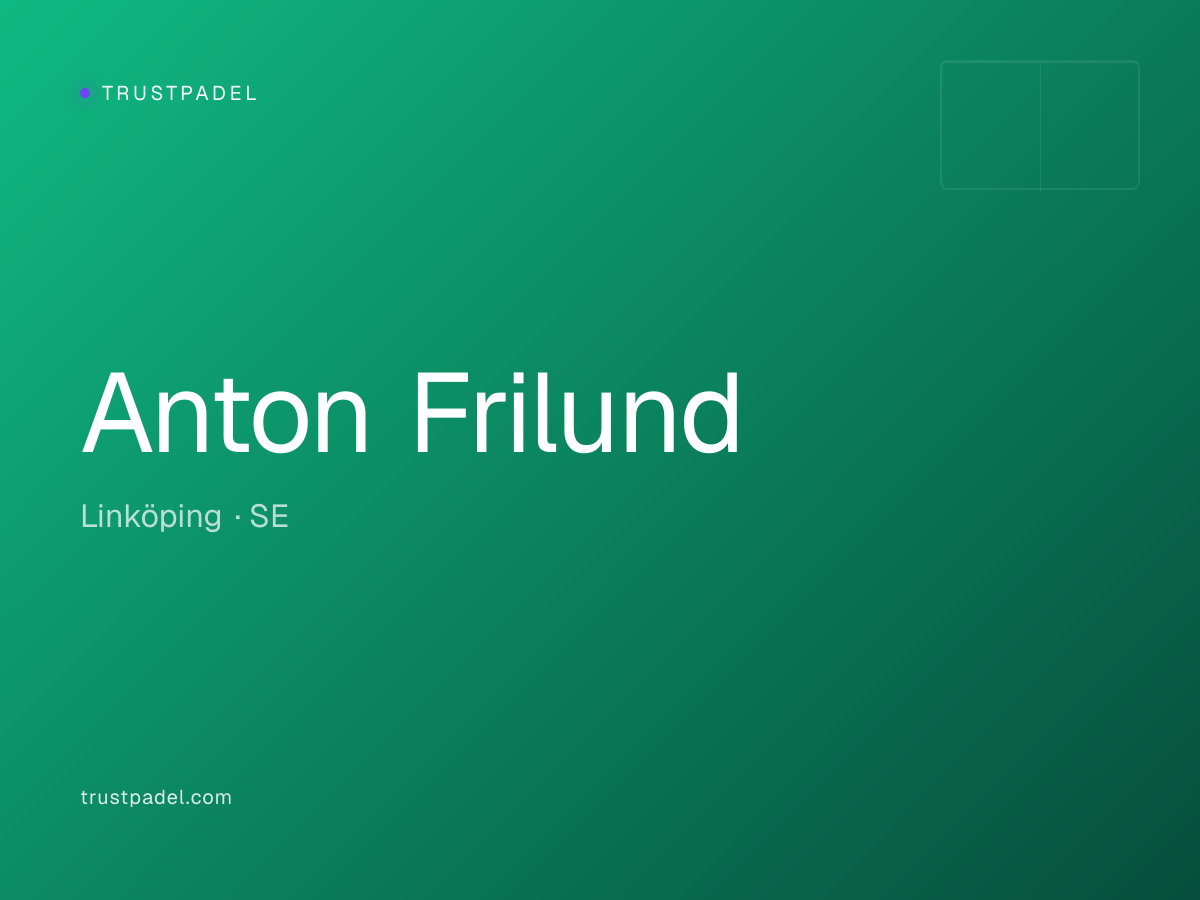 Anton Frilund padel club