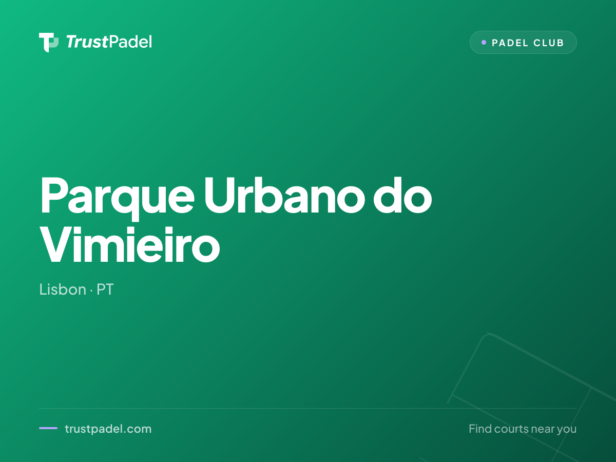 Parque Urbano do Vimieiro padel club