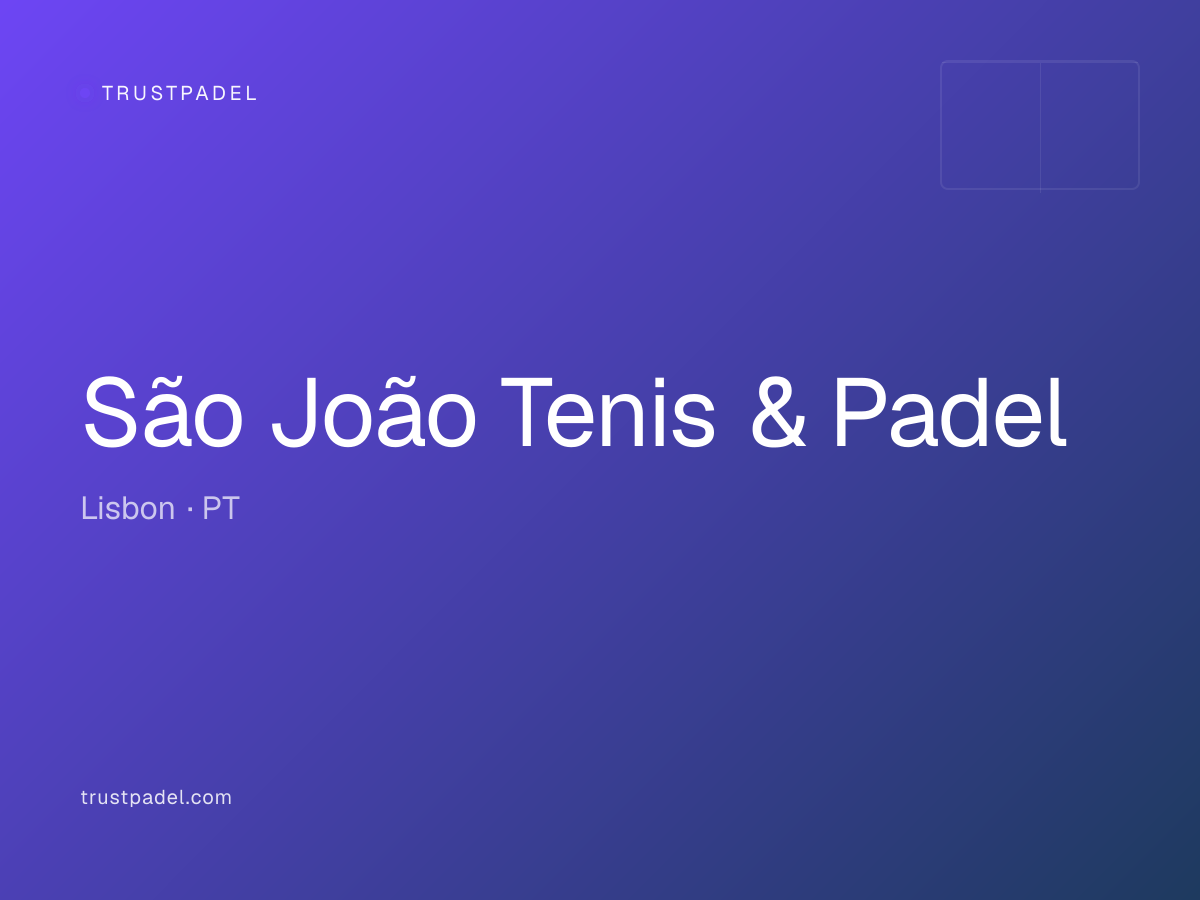 São João Tenis & Padel padel club