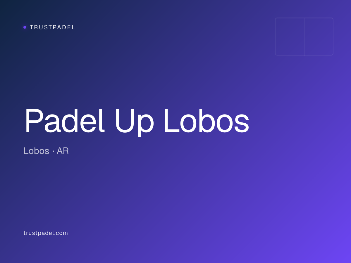 Padel Up Lobos padel club