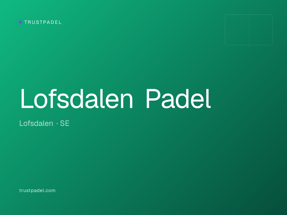 Lofsdalen Padel padel club