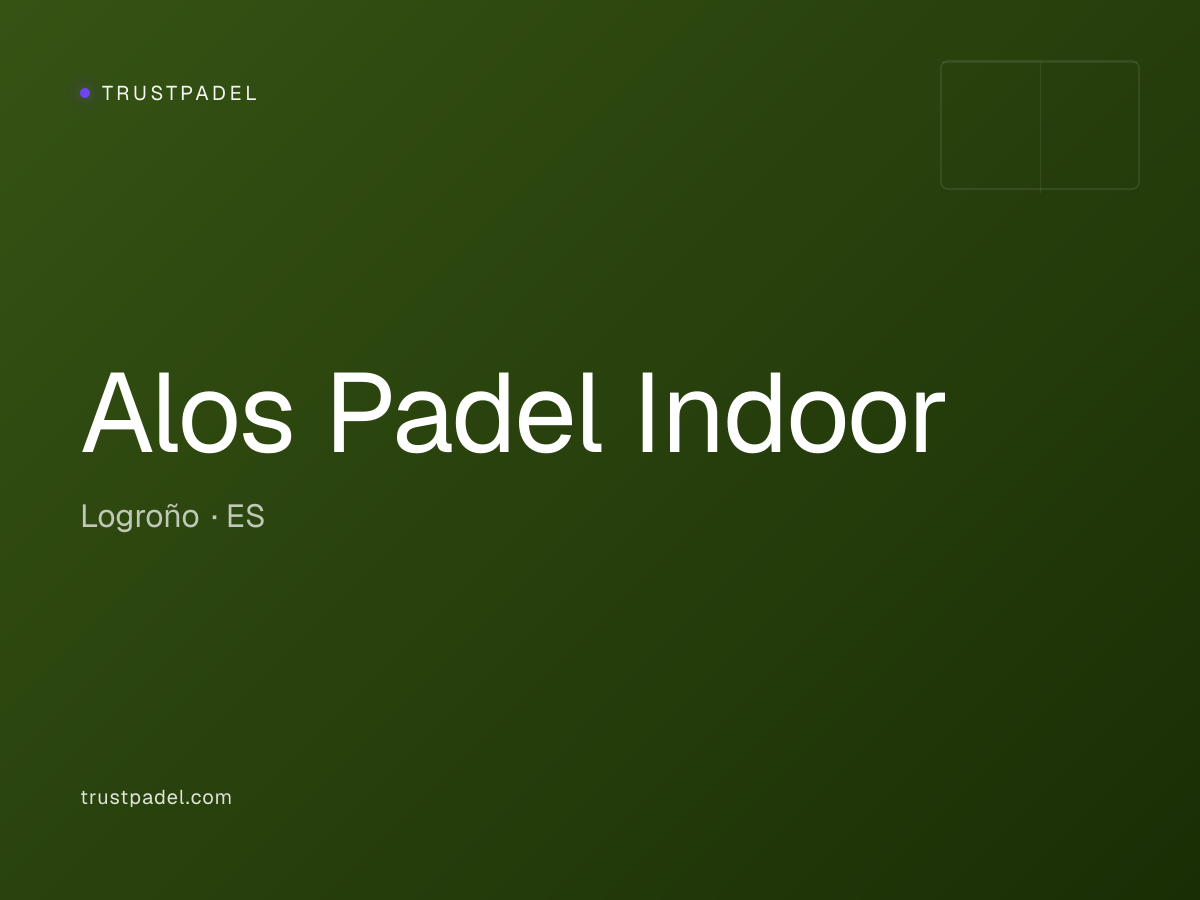 Alos Padel Indoor padel club