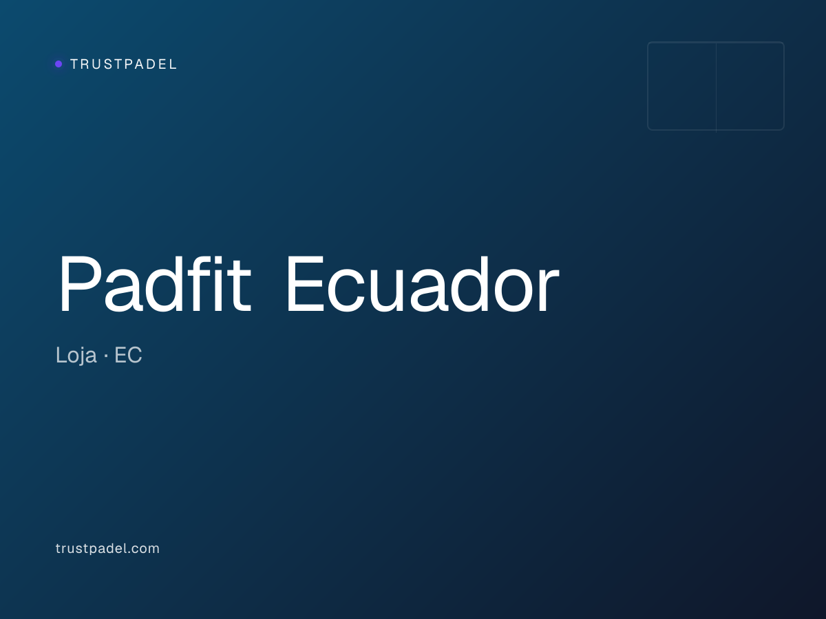 Padfit Ecuador padel club