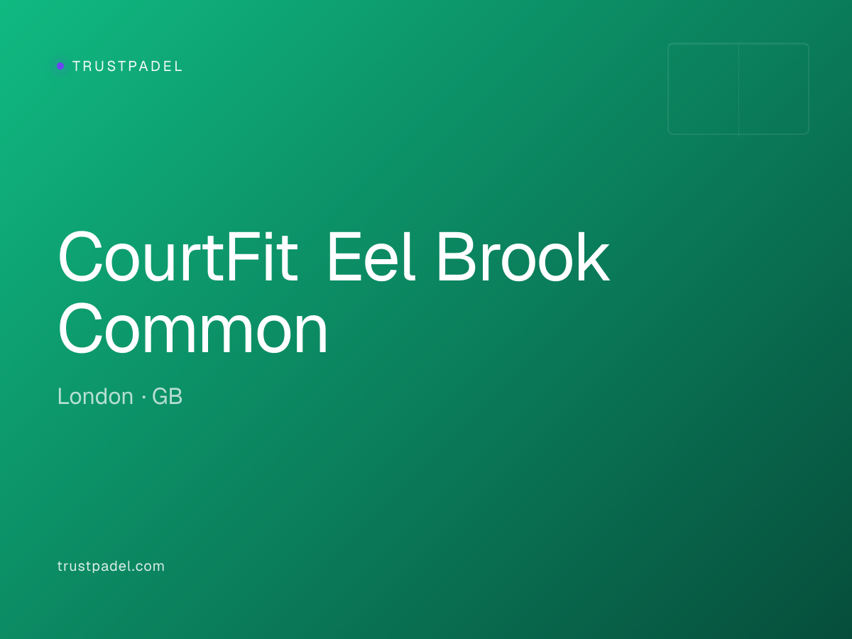 CourtFit Eel Brook Common padel club