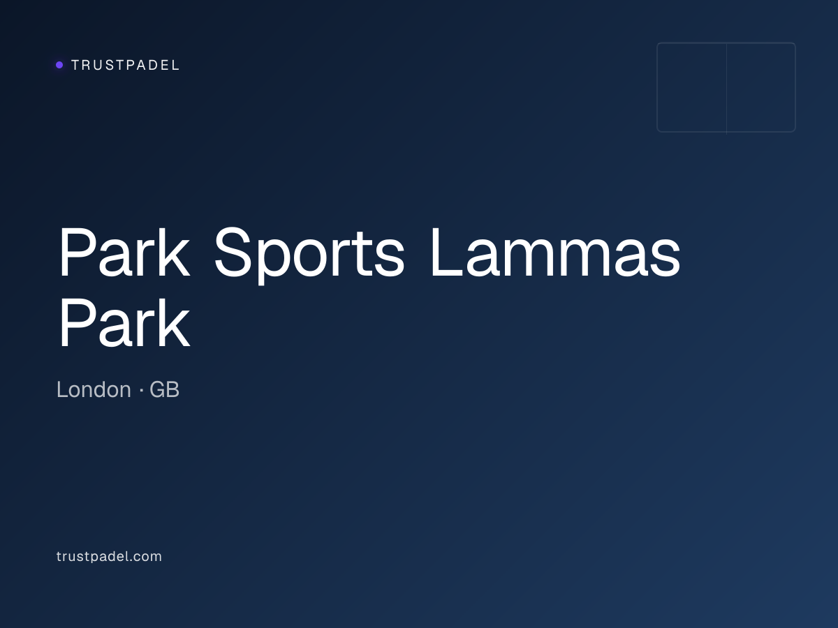 Park Sports Lammas Park padel club