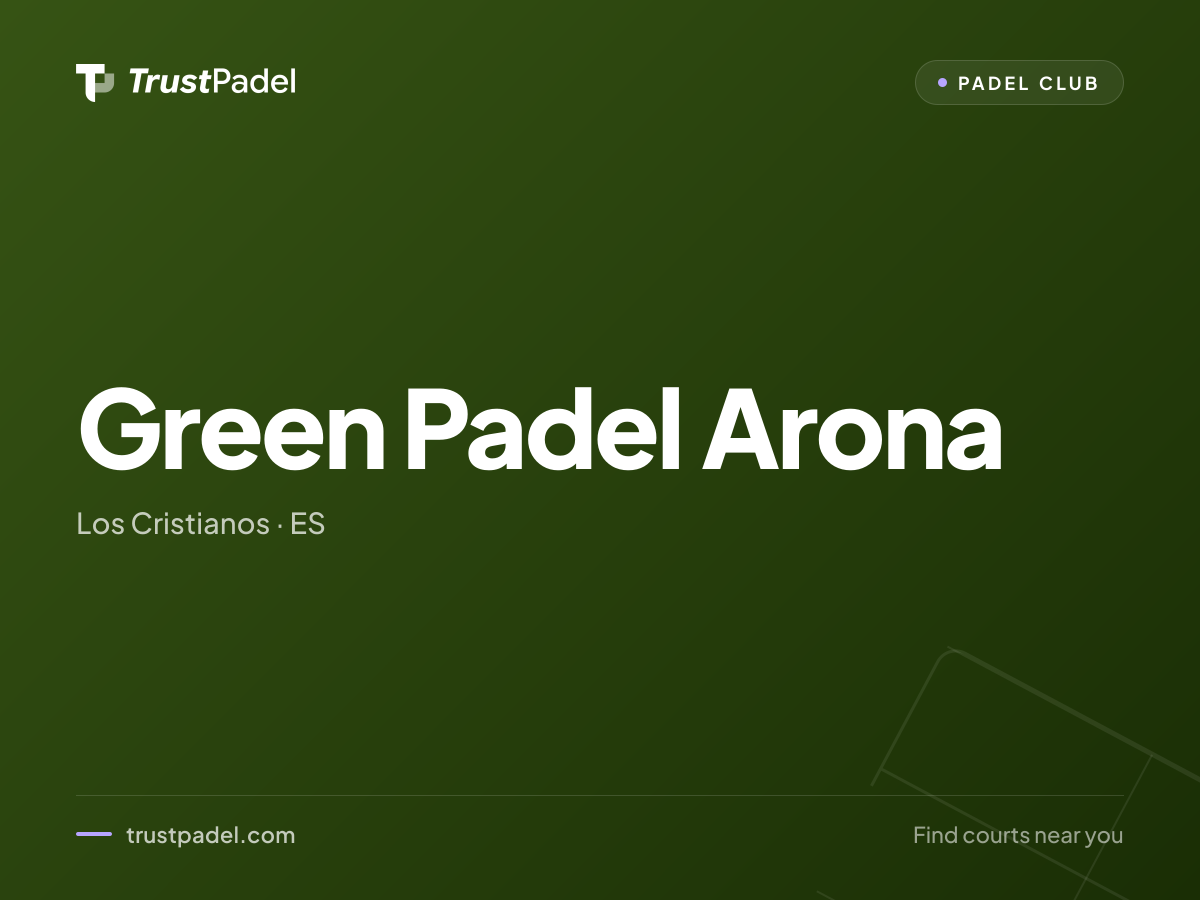 Green Padel Arona padel club