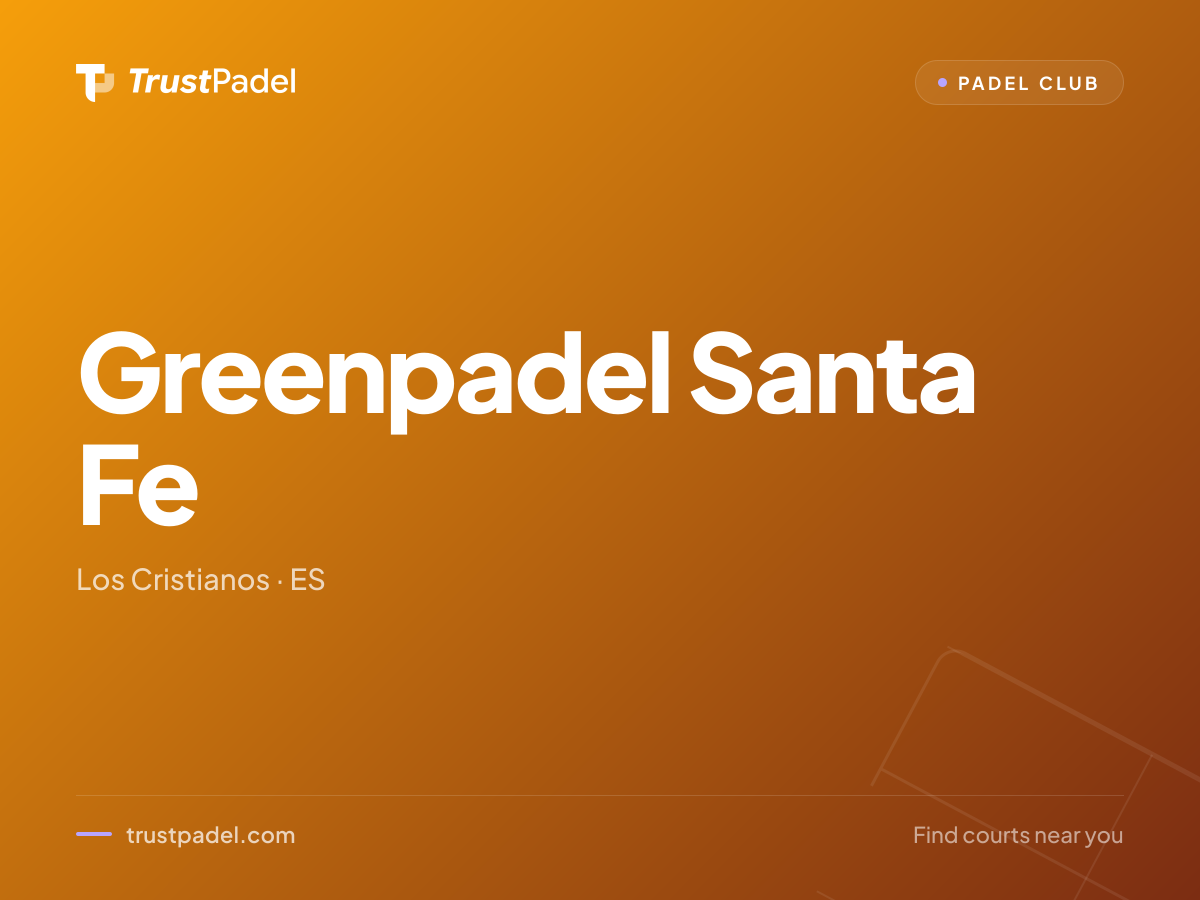 Greenpadel Santa Fe padel club