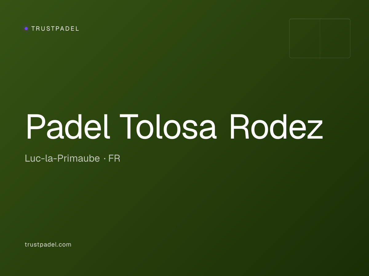 Padel Tolosa Rodez padel club