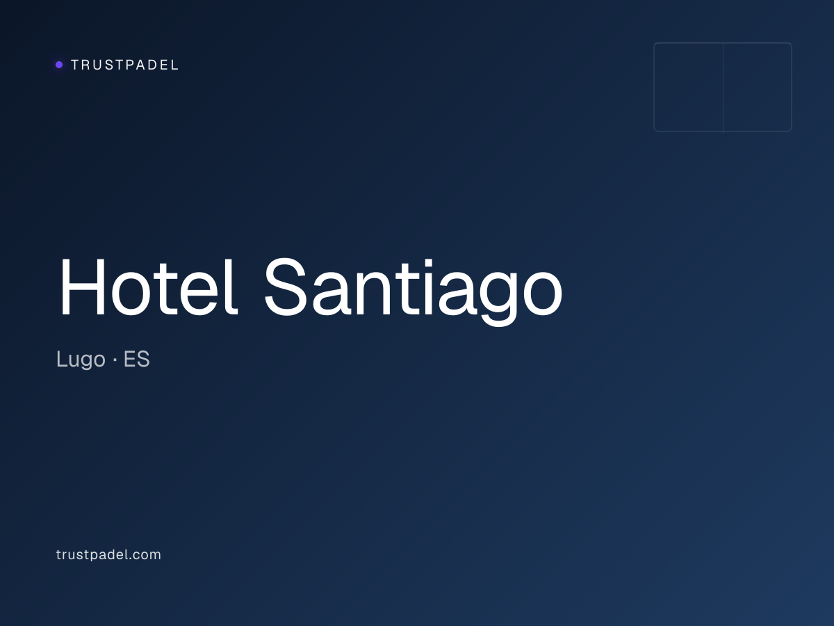 Hotel Santiago padel club
