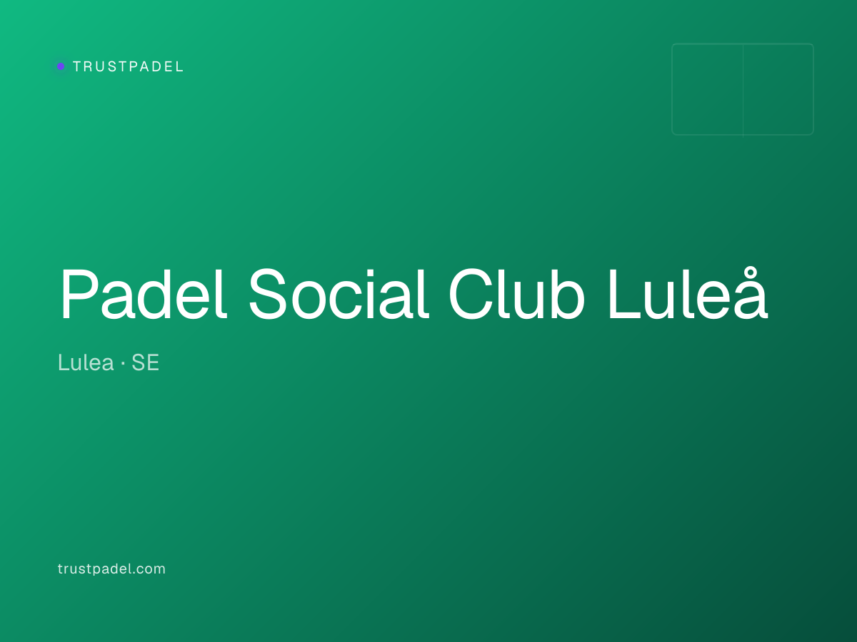 Padel Social Club Luleå padel club