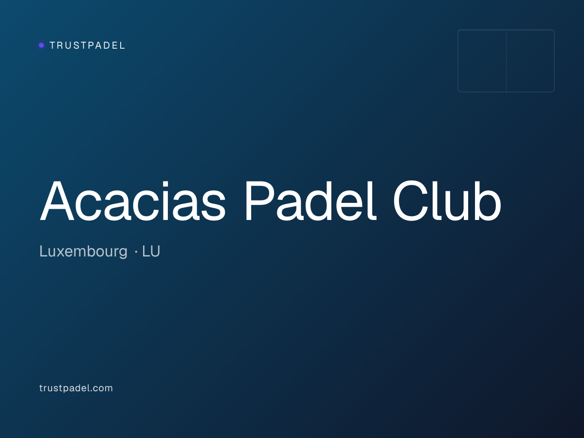 Acacias Padel Club padel club