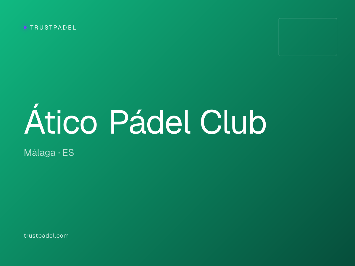 Ático Pádel Club padel club