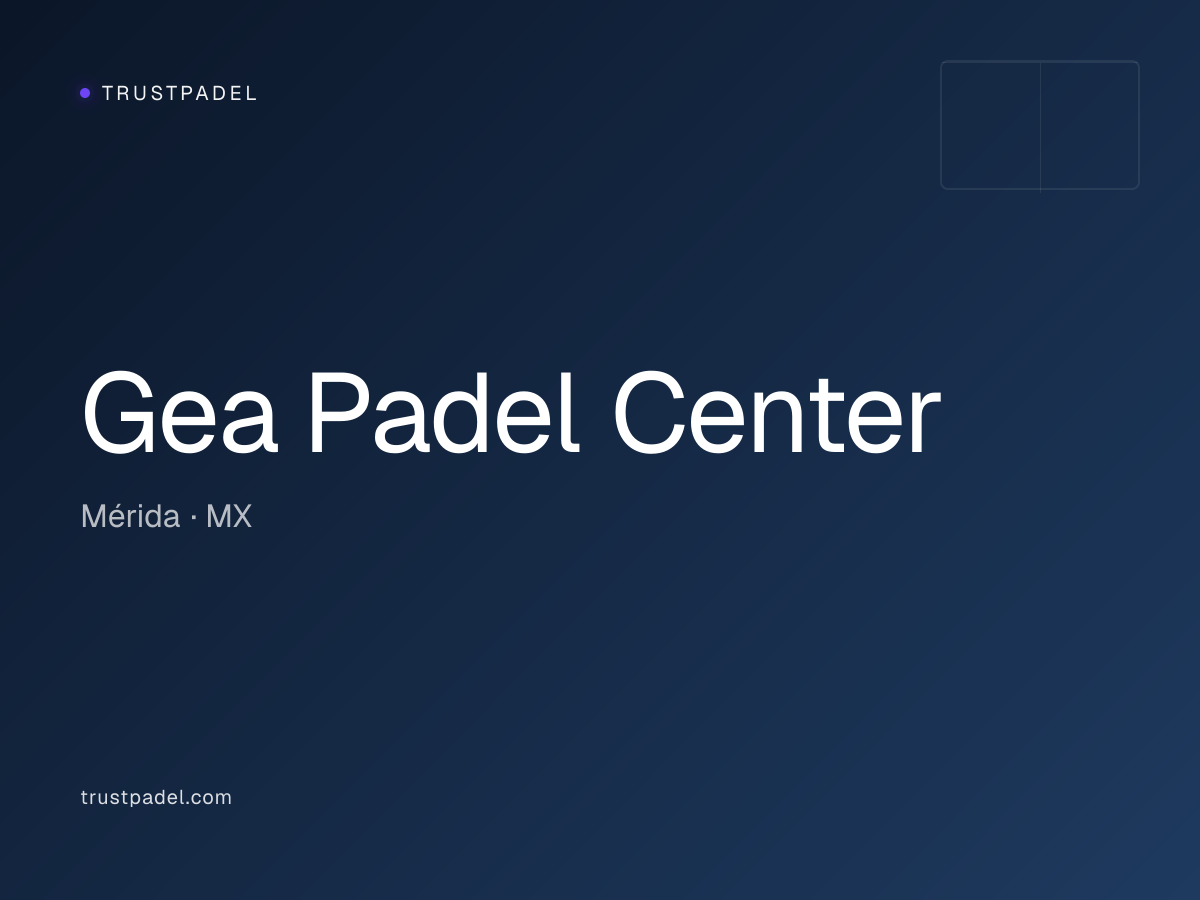 Gea Padel Center padel club