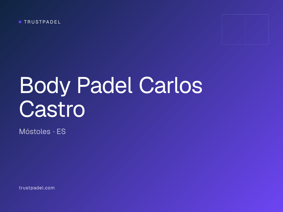 Body Padel Carlos Castro padel club
