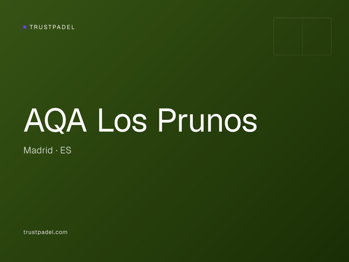 AQA Los Prunos padel club