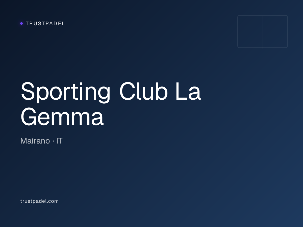 Sporting Club La Gemma padel club