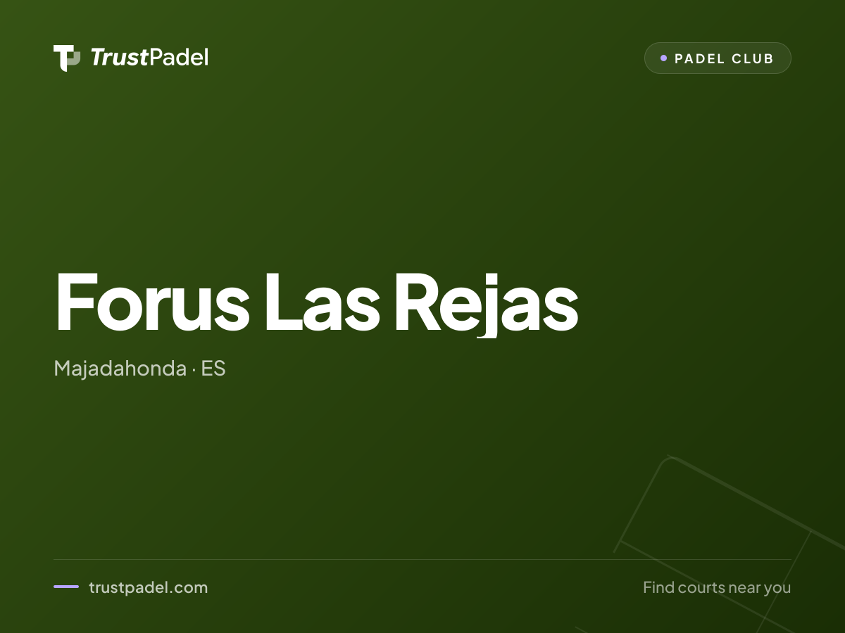 Forus Las Rejas padel club