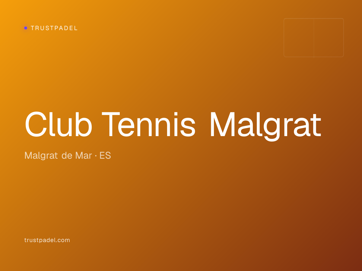 Club Tennis Malgrat padel club