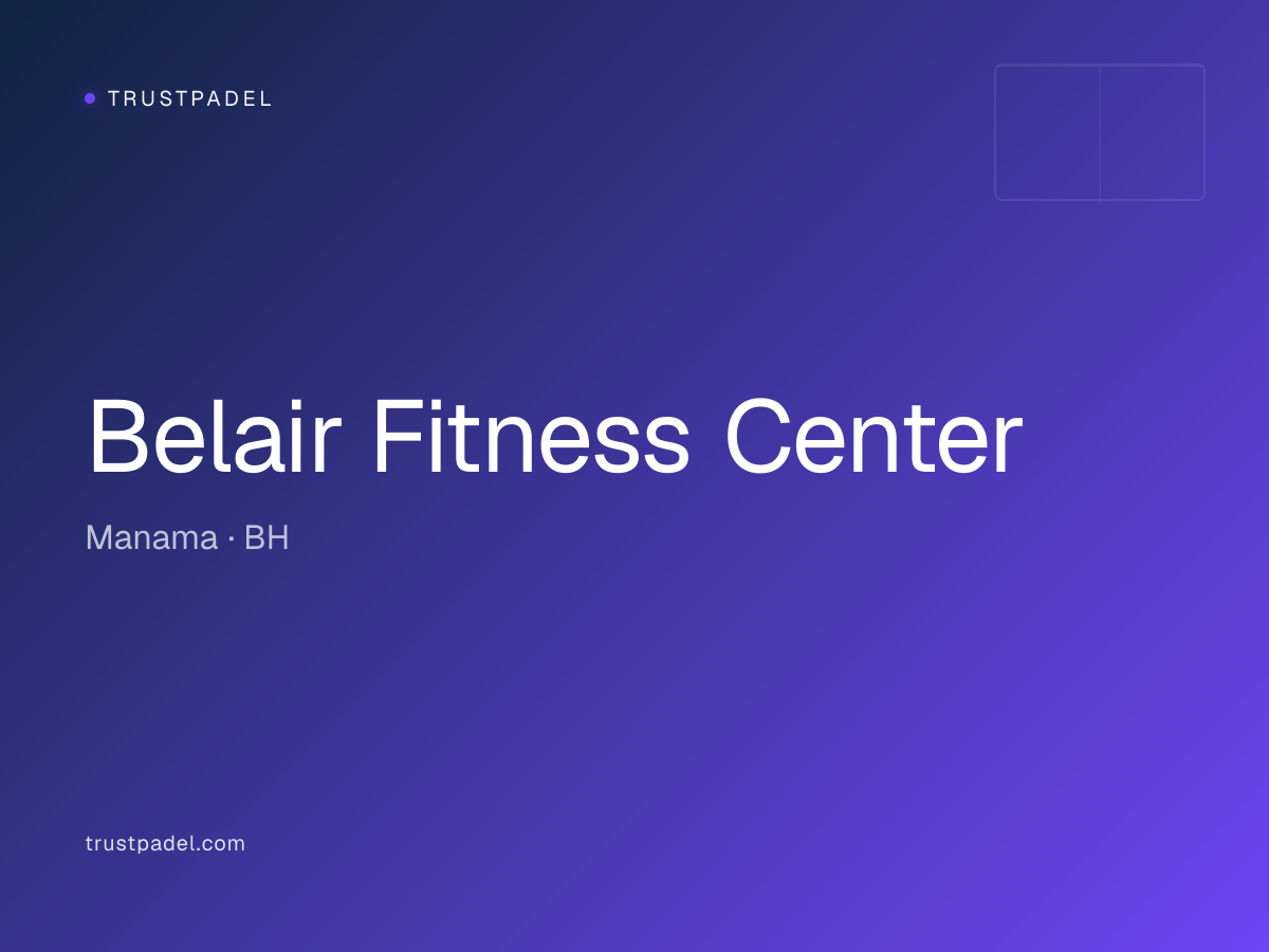 Belair Fitness Center padel club