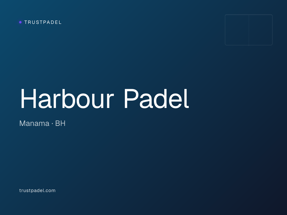 Harbour Padel padel club
