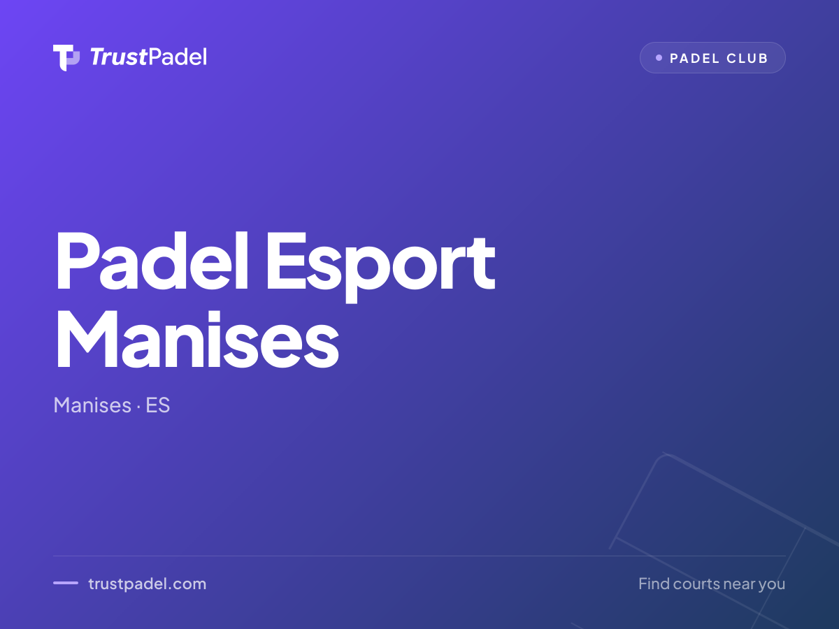 Padel Esport Manises padel club