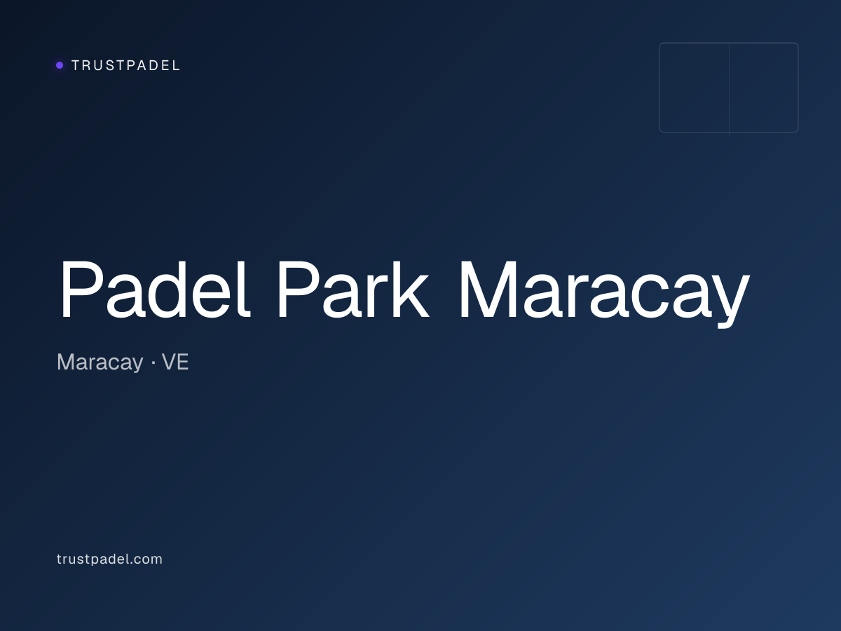 Padel Park Maracay padel club