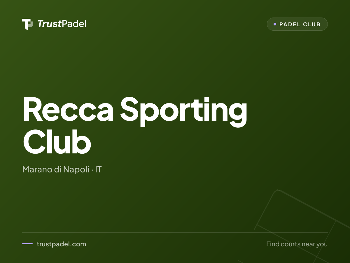 Recca Sporting Club padel club