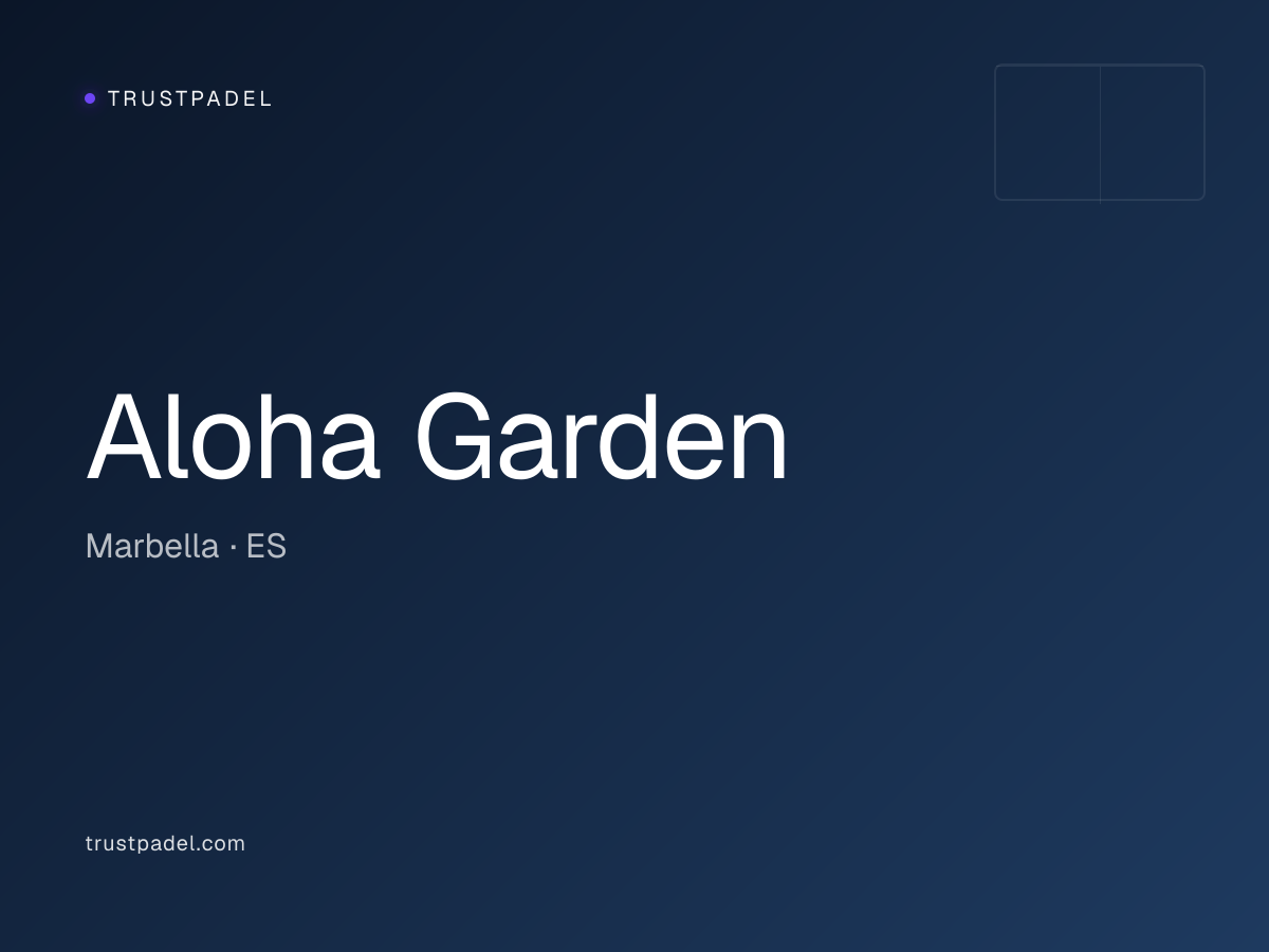 Aloha Garden padel club