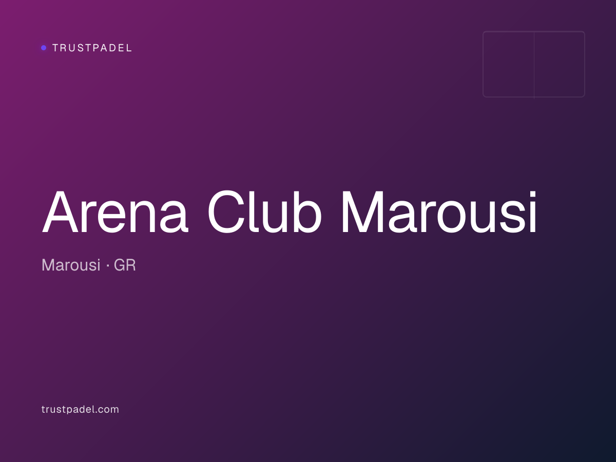Arena Club Marousi padel club