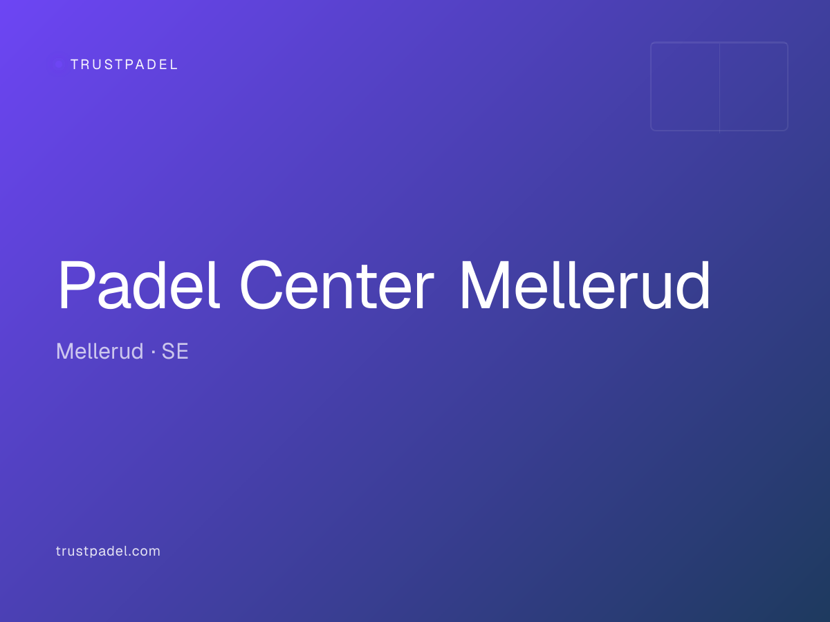 Padel Center Mellerud padel club