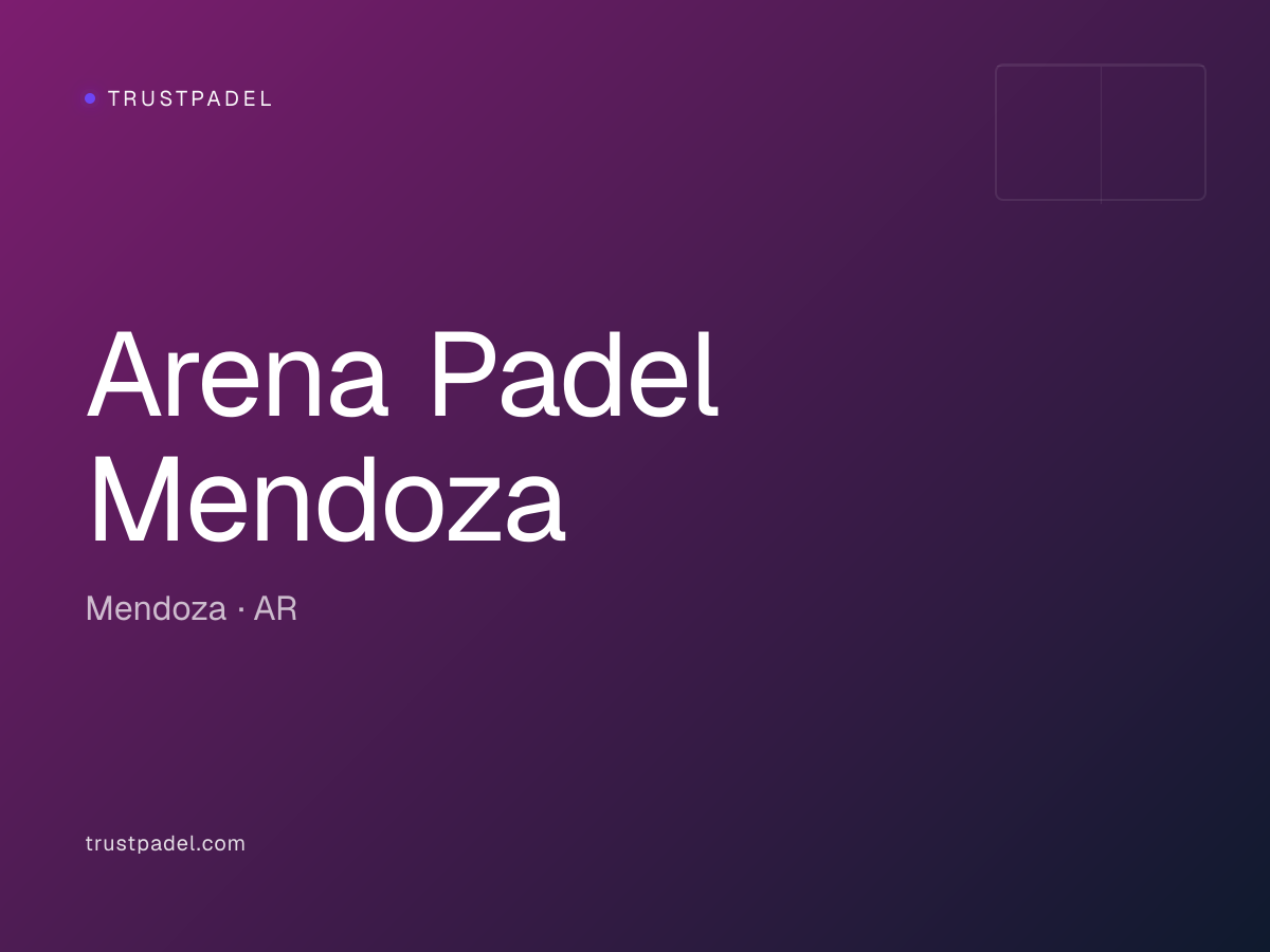 Arena Padel Mendoza padel club