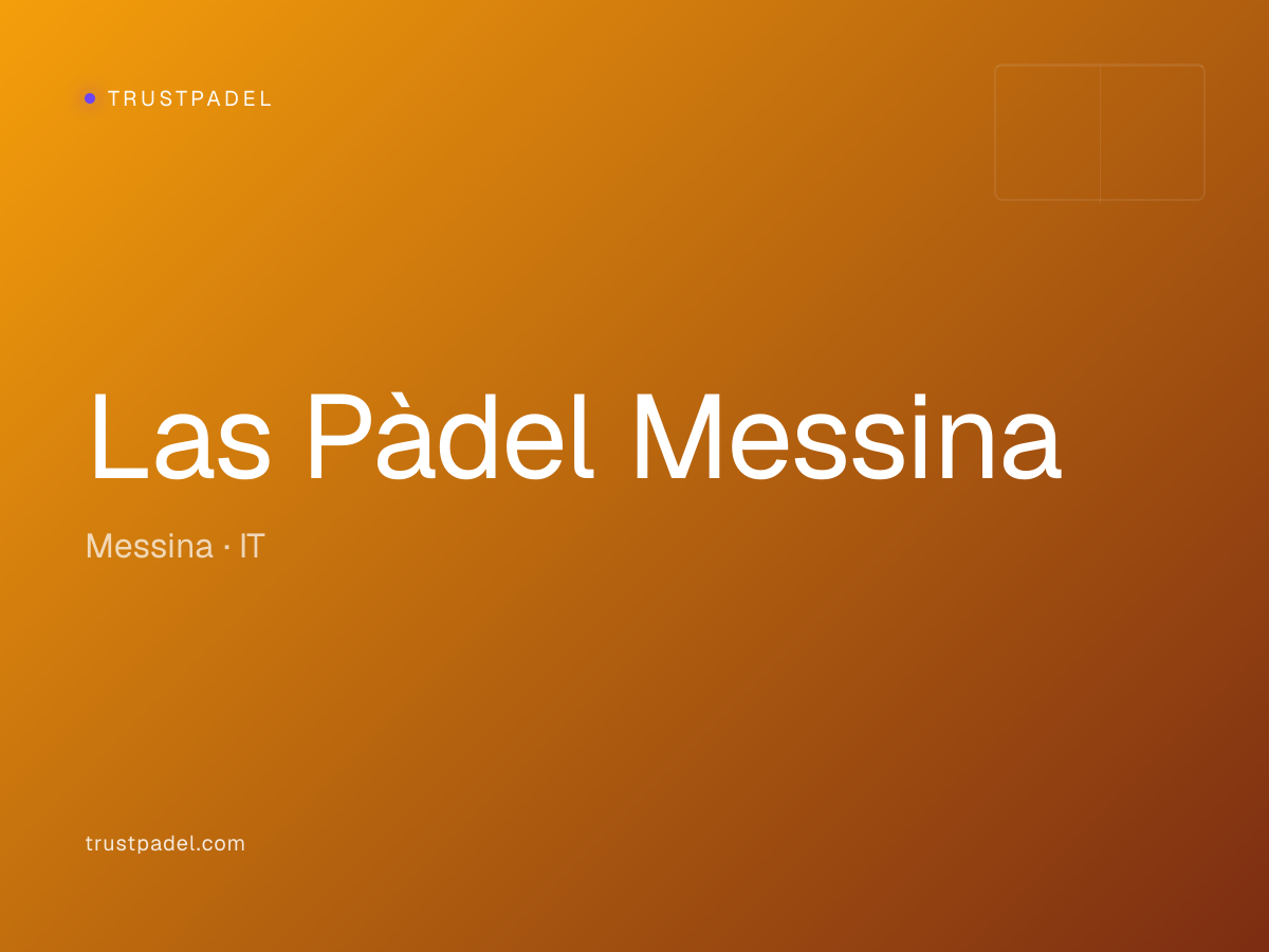 Las Pàdel Messina padel club