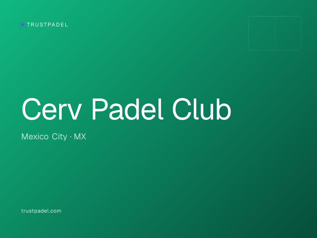Cerv Padel Club padel club