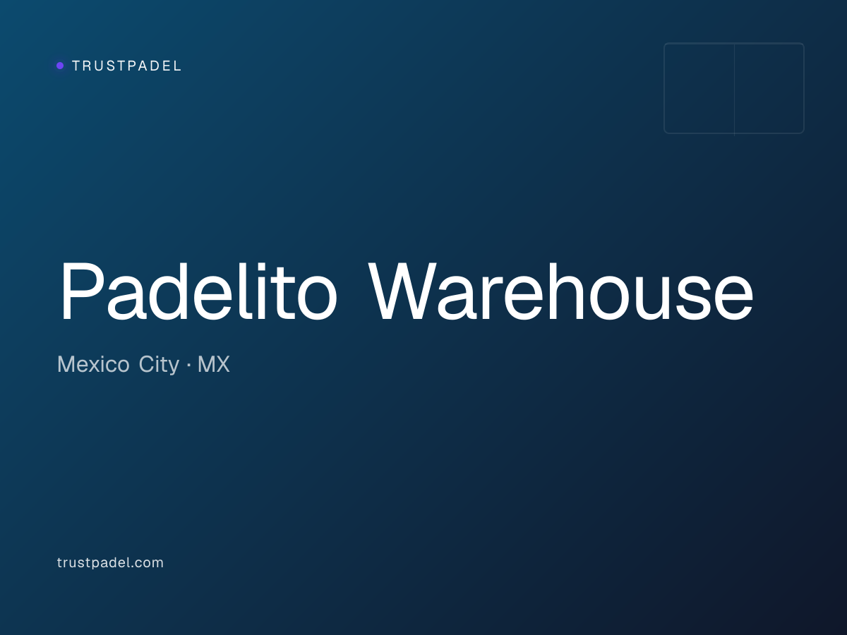 Padelito Warehouse padel club