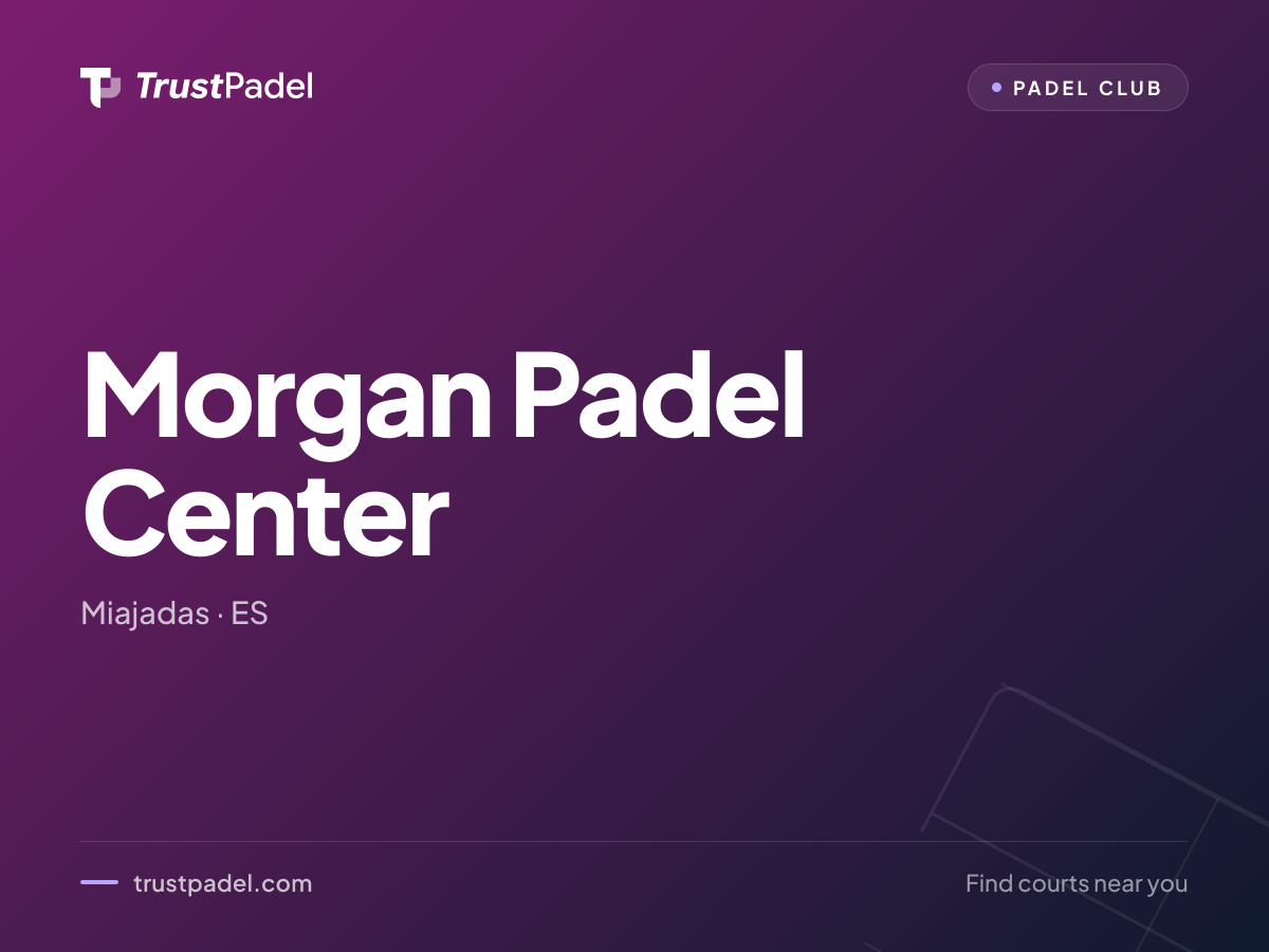 Morgan Padel Center padel club