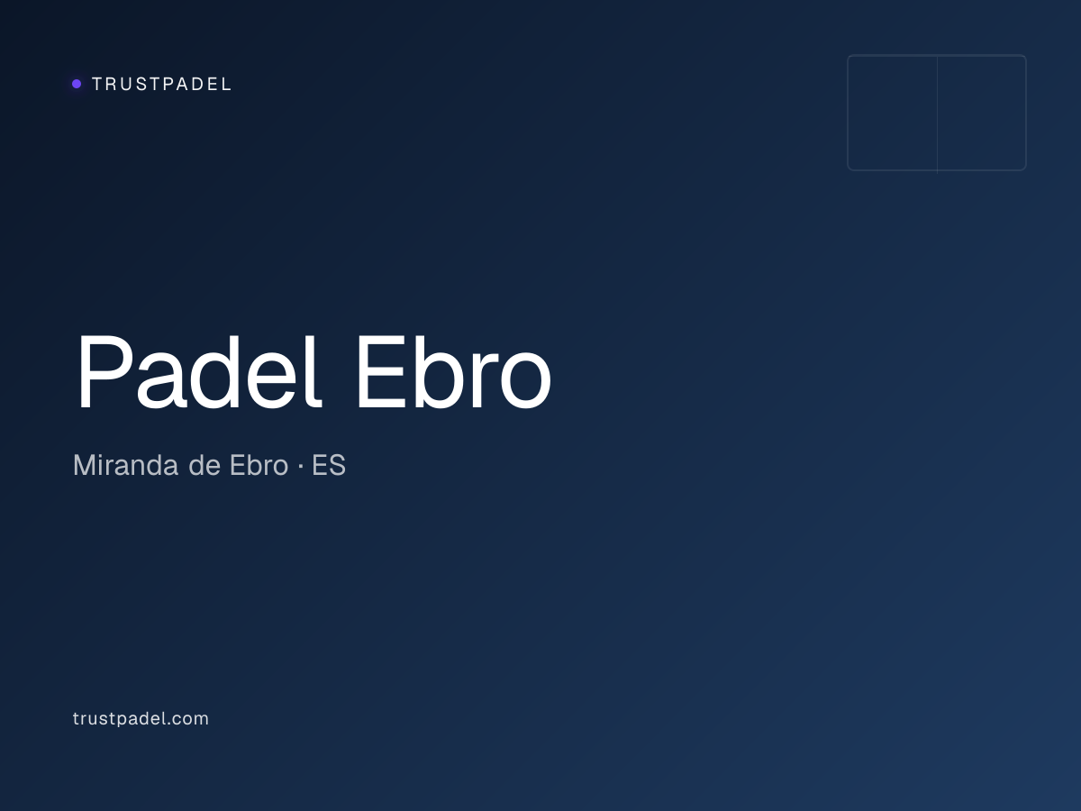 Padel Ebro padel club